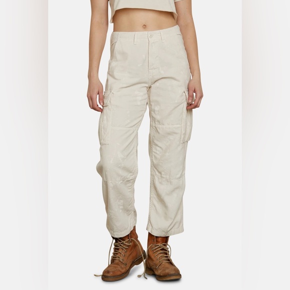 NSF Pants - NSF Bennett Cargo Pants Cream/Tan Size 27